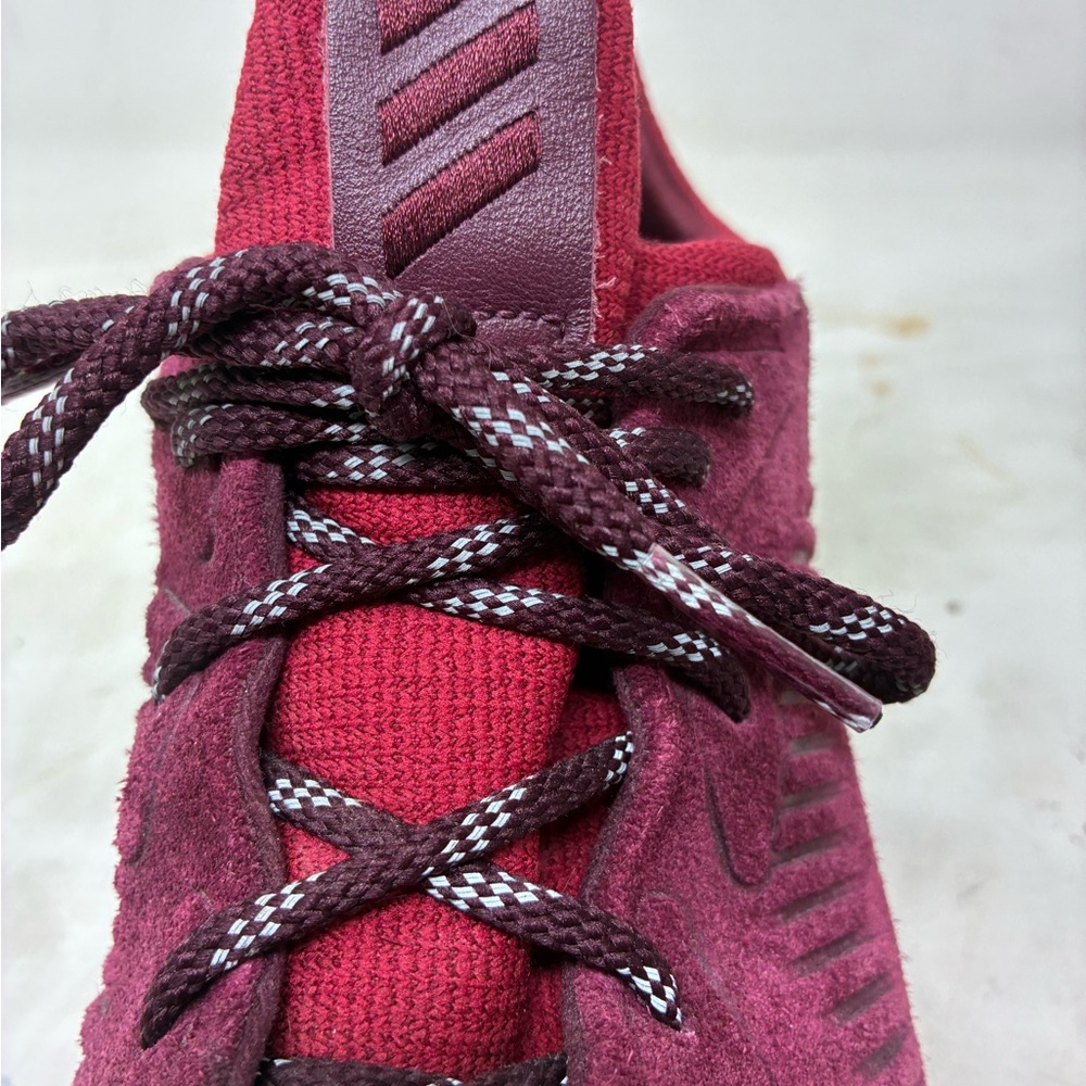 Adidas Men's Burgundy Suede Athletic Sneaker - Picture 11 of 14